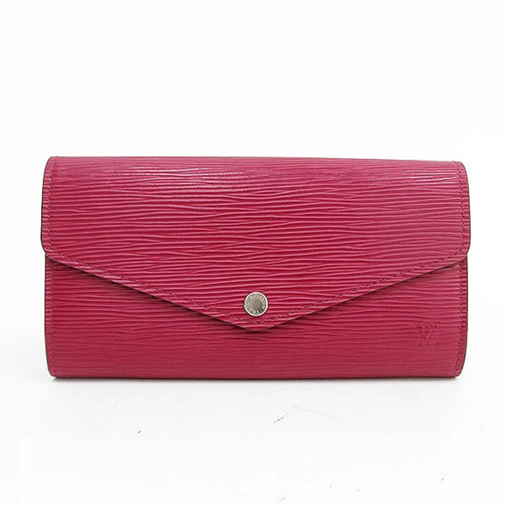 LOUIS VUITTON Epi Portefeuille Sarah Long Wallet Fuschia Pink - Picture 1 of 9